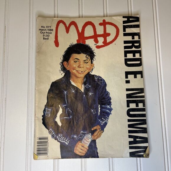 Mad Alfred E. Neuman 1998 No. 277 March 1988 Vintage Comic Book - Picture 2 of 8